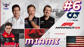 SIAMO LENTI O VELOCI  F1 Manager 2023  Gameplay ITA  Miami  6 [upl. by Jumbala]