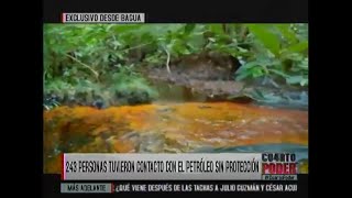 PetroPerú Contaminación por el derrame de petróleo en Amazonía Norte del Perú [upl. by Tilney]