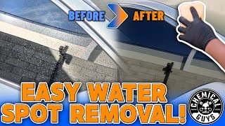 Easiest Water Spot Removal Ever  Chemical Guys [upl. by Yenahs]