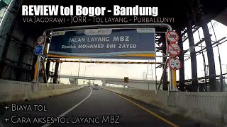 Bogor ke Bandung via Jagorawi  JORR  Tol Layang  Purbaleunyi  Berkendara di Jalan Tol [upl. by Dolan]