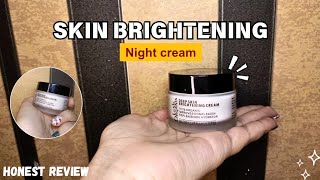 Lush organic night whitening cream honest review [upl. by Ellimac]