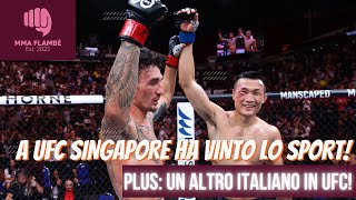 Ep 06  UFC SINGAPORE amp MANOLO ZECCHINI IN UFC  MMA Flambé [upl. by Ysor420]