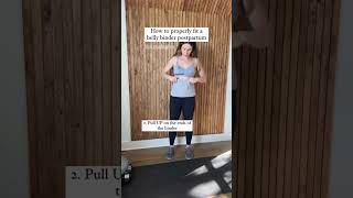 How to properly fit your belly binder postpartum shorts postpartum postpartumhealth [upl. by Anid573]