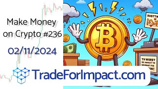 Make money on crypto 236 Something Is NOT right 😱🙌🤝🤑 trading bitcoin [upl. by Anileh]