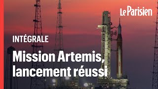 🔴 EN DIRECT  Mission Artemis revoir le lancement réussi de la fusée géante SLS en intégralité [upl. by Phionna]