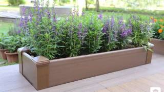 using composite decking for planting boxes [upl. by Loferski260]