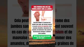 Voici pourquoi nous avons des fourmilles dans les jambes 🐜🦵 santé [upl. by Enilarak831]