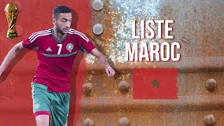 Liste des 23 joueurs du Maroc pour la Coupe du Monde 2018 [upl. by Quitt]