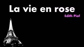 La Vie En Rose  Edith Piaf Acoustic Karaoke [upl. by Scarlet373]