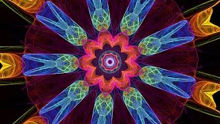 Splendor of Color Kaleidoscope Video v13 Hypnotic Visuals to Relaxing Ambient Meditation Music [upl. by Cuda]