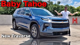 2024 Chevrolet Traverse LS  The New Affordable Tahoe [upl. by Direj]