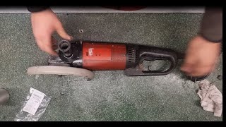 HILTI BOSCH  RED  Przegląd szlifierki HILTI DC 230S [upl. by Eseryt]