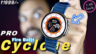 Fire Boltt Cyclone Pro Review🔥Amoled Display Metal Build⚡️Best Smartwatch Under 2000⚡️ [upl. by Renato]