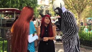 Meeting Jack and Sally at Disneyland [upl. by Nnilsia868]