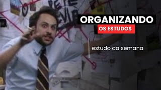 Organizando os estudos da semana [upl. by Derayne]