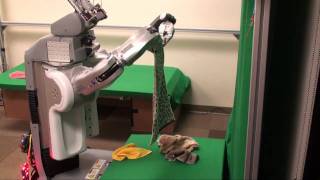 50X Autonomously folding a pile of 5 previouslyunseen towels [upl. by Sigismond]