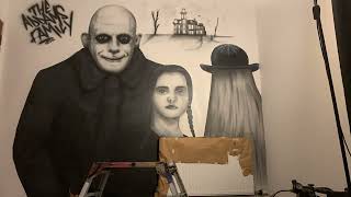 Addams Family Values Murals [upl. by Oribelle]