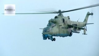 Afghan Air Force Mi17 amp Mi35 Helicopters PreflightTakeoff [upl. by Dzoba]