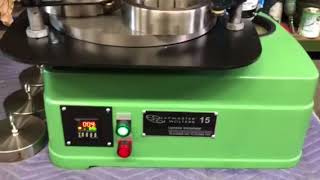 Lapmaster 15 lapping machine Demo [upl. by Doherty]