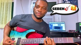 Master Seben Rhythm Guitar With 1545 Chord Progression [upl. by Dupre]