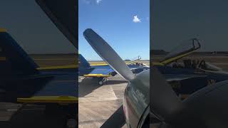 Even the blue angels like the skyraider Wings over houston is already a blast [upl. by Allx]