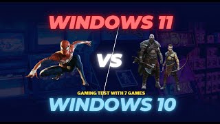 WIN 10 vs WIN 11 GamingTest with 7 games RX 6600 [upl. by Davilman670]