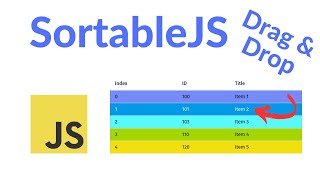 SortableJS  AlpineJS  jsonserver [upl. by Animrac618]