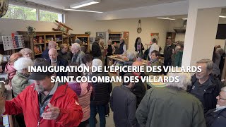 Inauguration de quotLépicerie des Villardsquot  Saint Colomban des Villards [upl. by Nnylimaj]