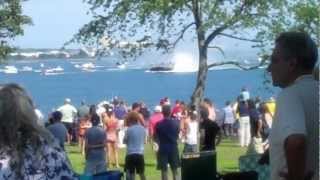 LCAC71 demonstrates landing in Niantic CT July 6th 2012 [upl. by Amerd90]