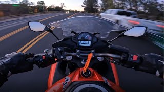 First ride on a Ninja 650  GREATEST BEGINNER BIKE [upl. by Rehpinej111]