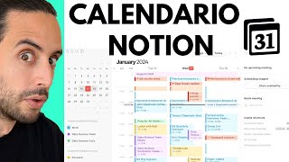 Notion Calendario Mi Nueva Forma de Organizar el Tiempo  plantilla GRATIS  Notion Calendar [upl. by Tymon]