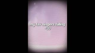 my fav singers falling😭 singer melaniemartinez lynlapid oliviarodrigo slay rizzler skibidi [upl. by Abshier574]