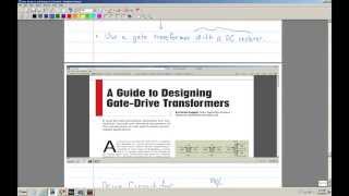 Forward Converter Part 6 Gate Transformer Design and Simulation [upl. by Sivahc]