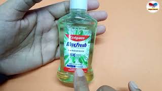 Colgate Maxfresh। Solution of Bad Breath and Mouth Gems  mouthwash care review  oral care review [upl. by Esertak710]