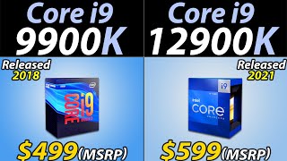 i99900K vs i912900K  How much PERFORMANCE improvement [upl. by Garrick]