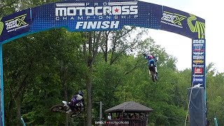 Haiden Deegan  Huge Jump at Ironman MX 2023 [upl. by Kassaraba]