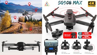 SG908 Max GPS Dron 4K Profesional 3Axis Gimbal HD Camera [upl. by Akalam]