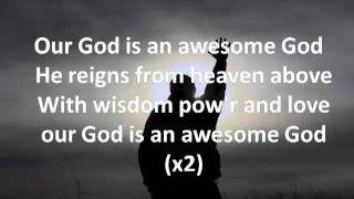 Awesome God by Michael W Smith  lyrics [upl. by Hewitt]