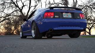 2004 Mach 1 off road X pipe Magnaflow catback [upl. by Grounds396]