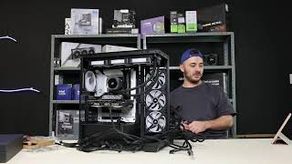 Corsair 3500 Gaming Case RTX 4070 Super Live Build livestreaming streaming twitchstreamer [upl. by Yecnuahc334]