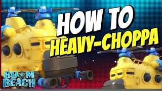 How to use HEAVYCHOPPA in BOOM BEACH Gameplay 💥 RKGaming boombeach [upl. by Atikehs]