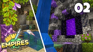 Empires SMP A Secret Cave  Episode 2 [upl. by Ellenrad]