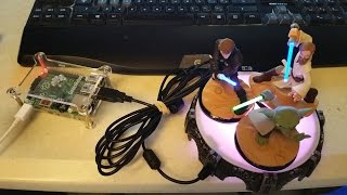 Disney Infinity on a Skylanders Portal powered by Raspberry Pi [upl. by Nnylekoorb993]