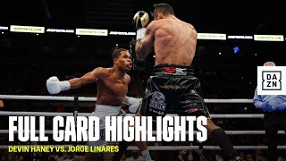 FULL CARD HIGHLIGHTS  Devin Haney vs Jorge Linares [upl. by Siderf]