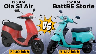 2023 Ola S1 Air Vs BattRE Storie Electric Scooter  100 KM Range EV  PVJ Educational [upl. by Douglas]