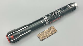 CGs Electrum Sabercraft quotScionquot Lightsaber with CFX [upl. by Halda29]