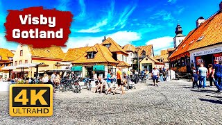 4K Visby Gotland in 3 minutes  Best Places in the Old Town [upl. by Patty291]