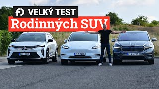 Škoda Enyaq vs Renault Scénic vs Tesla Model Y  VELKÉ SROVNÁNÍ [upl. by Melba358]