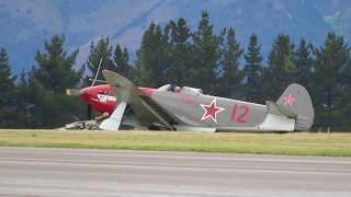 Warbirds Over Wanaka 2018 Yak 3 Plane Crash [upl. by Aivartal]