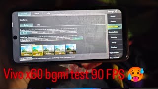 vivo x60 bgmi test 90 fps 2024 price12k 🥵 [upl. by Stralka]